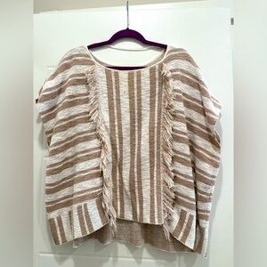 Lou & Grey for Loft fringed top